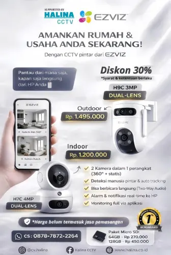 Paket Smart CCTV Dual Lens cikande di Cikande